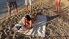 Mass Fuck On The Hotel Beach With Assfucking And Anal For Everyone