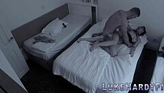 Tattooed busty British woman on webcam