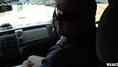 Slutty Babe In Storage Wars Parody Gives Hardcore Blowjob With Passionate Wanking