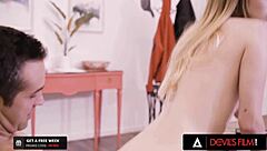 didn't expect my step-son to put his dick in my mouth while resting on his lap