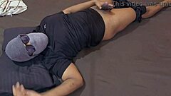 sister-in-law craves big cock in her hairy pussy, cumming inside on bed