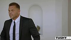 tori black in intense anal threesome with fingering and cowgirl