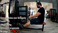 Back Workout in Thong