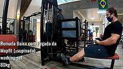 Back Workout in Thong