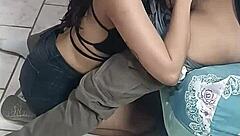 latina teen gives amazing blowjob before taking cock