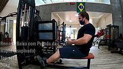 Back Workout in Thong