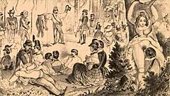 Vintage Antique Erotic Cartoon Illustration