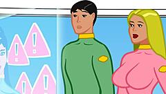 Old submissive man dominated in cuckold world