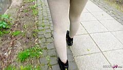 Dilara Baby gets rough fucked outdoors on her first date