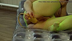 Brunette In Pantyhose Stretches Anal And Fucks Juicy Ass To Orgasm Gaping Asshole