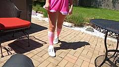 teen cheerleader gets fucked by stepfather