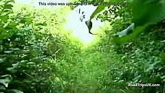 Daring group dares lead to outdoor six-way with ripping clothes and anal