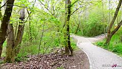 Dilara Baby gets rough fucked outdoors on her first date