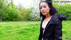 Dilara Baby gets rough fucked outdoors on her first date