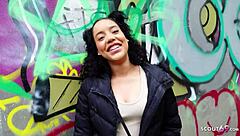 Dilara Baby gets rough fucked outdoors on her first date