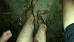 Married Fanny teases with no panties in public street