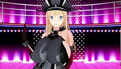 Bismarck Shakes Her Big Tits and Ass in 3D Hentai