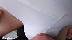 Stepsister Alisa Lovely Enjoys Slobbery Blowjob and Cum in Mouth from Monster Cock POV