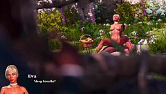 We FUCKED a blondie in the PARK with TITTY FUCK and CREAMPIE!