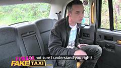 in the fake taxi, the guy gets lucky with a hot brunette