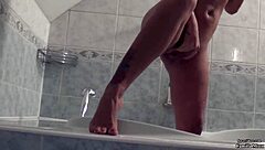 Sexy Babe Camilla Moon Intensely Masturbates In Bathroom