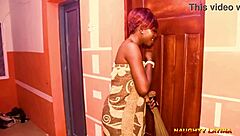 Husband Fucks Co-Wife While I Masturbate Horny at Door