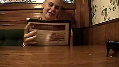 Petite Teen Rubs in Public with Braces