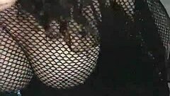 Velvet Rain is on the edge and squirts with a huge toy 😍