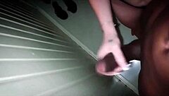 Relaxing massage session with a big black dick