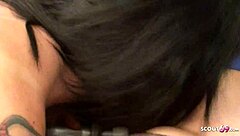 Mature and Curvy Teen Engage in Intense Activity