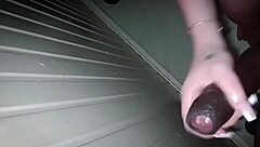 Relaxing massage session with a big black dick