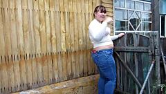Fat Milf Pissing Outdoors In Jeans And Naked Amateur Fetish Compilation