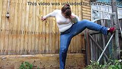 Fat Milf Pissing Outdoors In Jeans And Naked Amateur Fetish Compilation