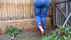 Fat Milf Pissing Outdoors In Jeans And Naked Amateur Fetish Compilation