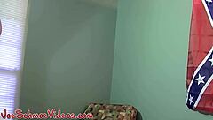 Amazing interracial blowjob from black thug Token to Jason!