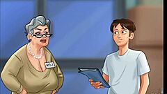 Old Woman Seduces Young 18+ Man for Hospital Storeroom Sex!