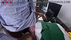 turn by turn with squirting babe and hairy pussy creampie at school