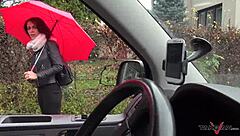 I picked up this adorable french girl in my van and gave her pussy a tight ride