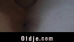 horny hotel maid bangs an oldman customer in bathroom!