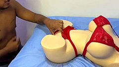 Busty stepmom catches stepson drilling Nicole Tantaly sex doll