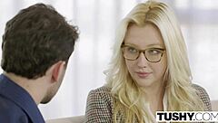 Blonde Babe Samantha Rone's First Anal