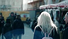 German Babe in Lingerie Fucks Fan in Berlin with Blowjob and Cunilingus