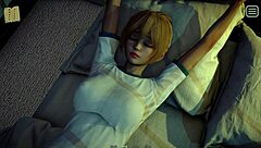 Blonde Lover Sucks Big Tits