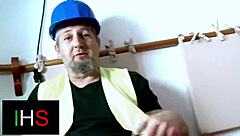 fascinating brunette tattooed girl and very slutty