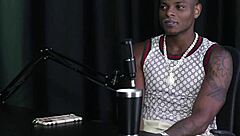 Will Mastro flashes in sheer red lingerie for exhibitionist group fun