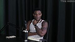 Will Mastro flashes in sheer red lingerie for exhibitionist group fun