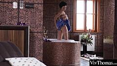 Busty Beauty and Brunette Lick Pussies in Hot 69