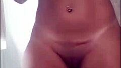 Big booty Latina Isabella teases with homemade striptease