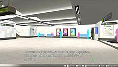 i'm in the elevator scene of loop train h-game