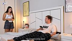 Stepbrother fucks virgin stepsister hard!